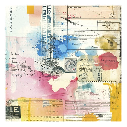Spellbinders - Beautifully Imperfect Collection - 6 x 6 Printed Paper 4 Spellbinders - Beautifully Imperfect Collection - 6 x 6 Printed Paper