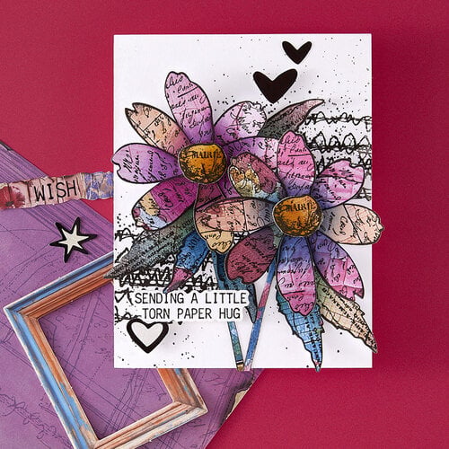 Spellbinders - Beautifully Imperfect Collection - Clear Stamp and Etched Die Sets - Sculpted Scripted Floral 5 Spellbinders - Beautifully Imperfect Collection - Clear Stamp and Etched Die Sets - Sculpted Scripted Floral