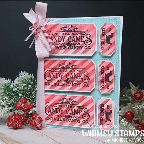 Whimsy Stamps - Layering Stencils - Terrific Tickets - Shadows and Patterns 11 Whimsy Stamps - Layering Stencils - Terrific Tickets - Shadows and Patterns