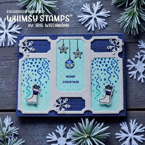 Whimsy Stamps - Layering Stencils - Terrific Tickets - Shadows and Patterns 7 Whimsy Stamps - Layering Stencils - Terrific Tickets - Shadows and Patterns