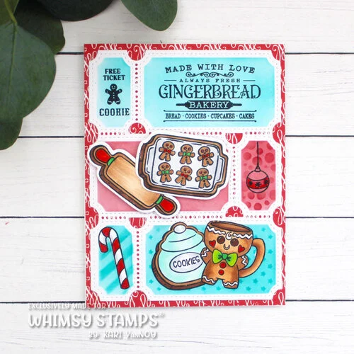 Whimsy Stamps - Layering Stencils - Terrific Tickets - Shadows and Patterns 8 Whimsy Stamps - Layering Stencils - Terrific Tickets - Shadows and Patterns