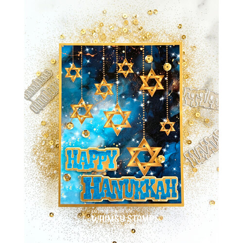 Whimsy Stamps - Dies - Happy Hanukkah 11 Whimsy Stamps - Dies - Happy Hanukkah