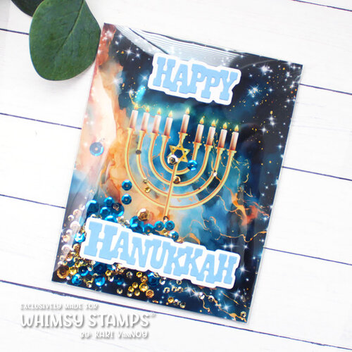 Whimsy Stamps - Dies - Happy Hanukkah 7 Whimsy Stamps - Dies - Happy Hanukkah