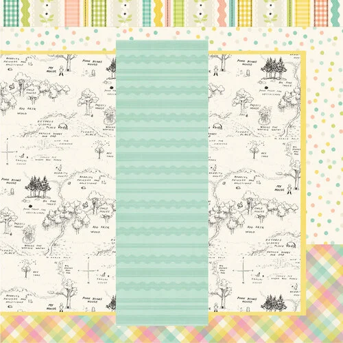 Simple Stories - Say Cheese Classic Pooh Baby Collection - Simple Pages - Page Kit 9 Simple Stories - Say Cheese Classic Pooh Baby Collection - Simple Pages - Page Kit