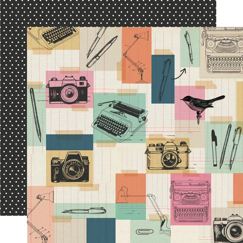 Simple Stories - Take Note Collection - 12 x 12 Double Sided Paper - Make It Count 1 Simple Stories - Take Note Collection - 12 x 12 Double Sided Paper - Make It Count