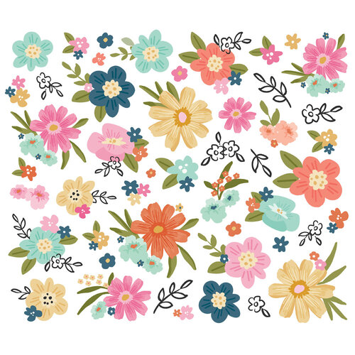 Simple Stories - Take Note Collection - Ephemera - Floral Bits And Pieces 2 Simple Stories - Take Note Collection - Ephemera - Floral Bits And Pieces