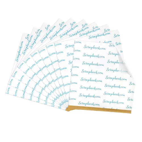 Scrapbook.com - Clear Double Sided Adhesive Sheets - 6 x 6 Inches - Permanent - 10 Sheets
