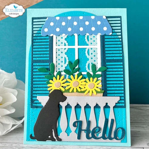Elizabeth Craft Designs - Romantic Revival Collection - Dies - Through The Window