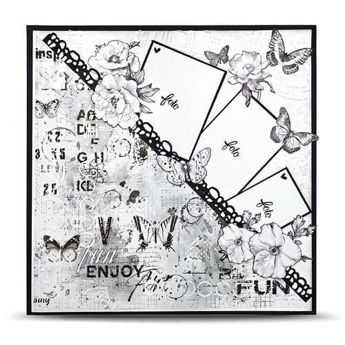 AALL and Create - Pollen Drift Collection - Ephemera - Die-Cuts - Gravel Script