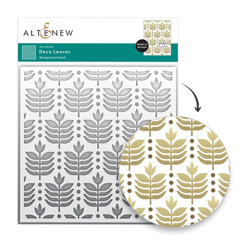 Altenew - Stencil - Deco Leaves