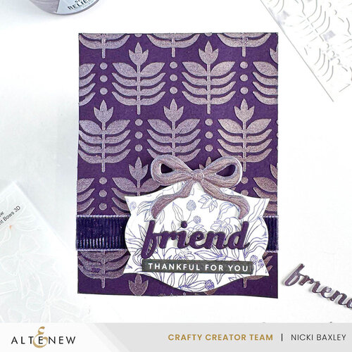 Altenew - Stencil - Deco Leaves