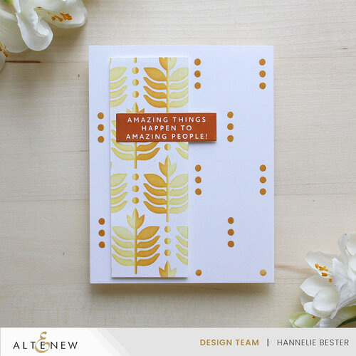 Altenew - Stencil - Deco Leaves