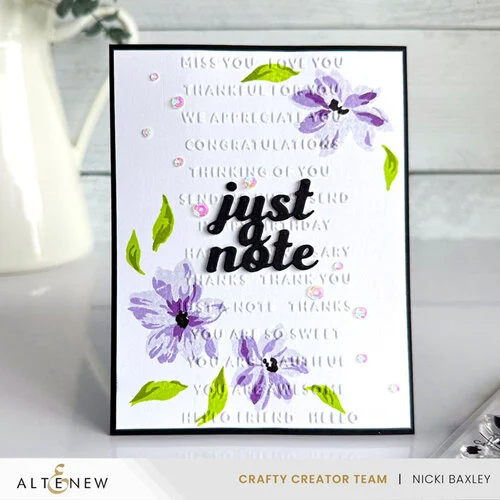 Altenew - 3D Embossing Folder - Mini Sentiments 6 Altenew - 3D Embossing Folder - Mini Sentiments