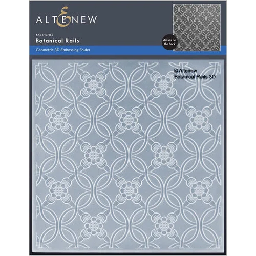 Altenew - 3D Embossing Folder - Botanical Rails