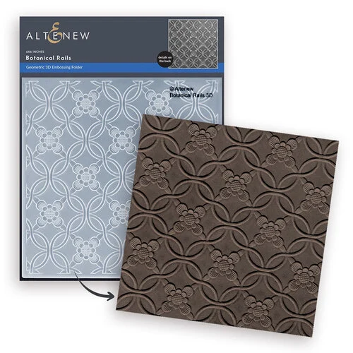 Altenew - 3D Embossing Folder - Botanical Rails