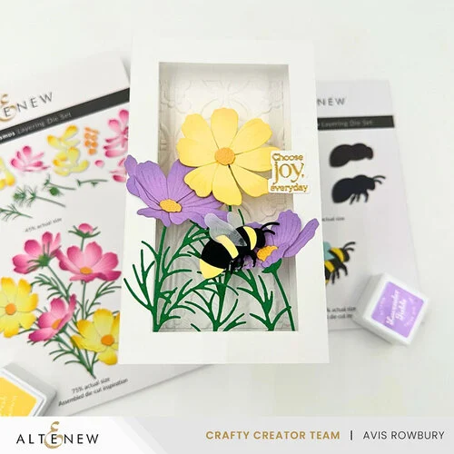 Altenew - 3D Embossing Folder - Botanical Rails 7 Altenew - 3D Embossing Folder - Botanical Rails