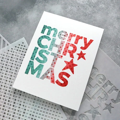 Concord and 9th - Kristina Werner - Stencils - Simple Christmas 7 Concord and 9th - Kristina Werner - Stencils - Simple Christmas