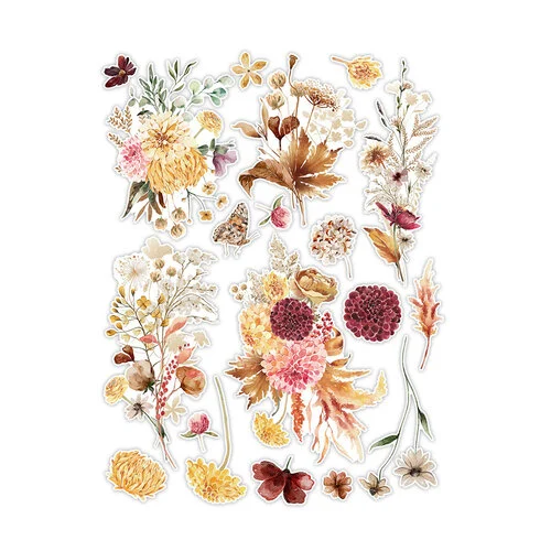 Pretty Little Studio - Ginger Snap Collection - Die-Cuts - Fall Foliage