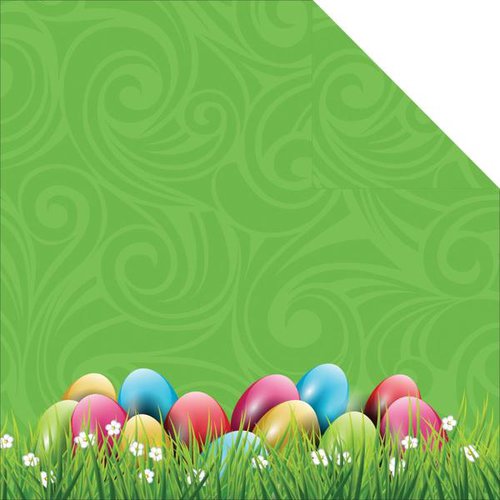 Reminisce - Happy Easter Collection - 12 x 12 Double Sided Paper - Easter Egg Hunt 1 Reminisce - Happy Easter Collection - 12 x 12 Double Sided Paper - Easter Egg Hunt