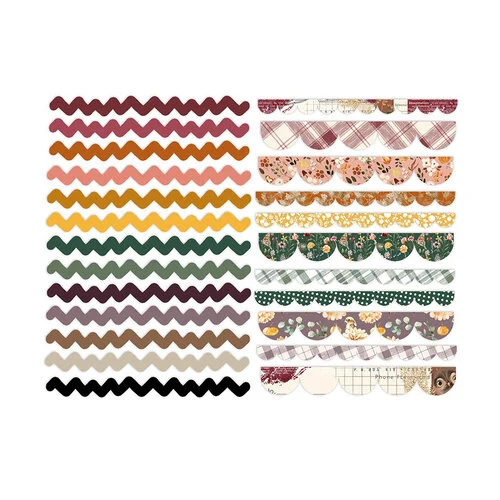 Pretty Little Studio - Ginger Snap Collection - Die-Cuts - Cinnamon Topping Borders 3 Pretty Little Studio - Ginger Snap Collection - Die-Cuts - Cinnamon Topping Borders