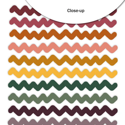 Pretty Little Studio - Ginger Snap Collection - Die-Cuts - Cinnamon Topping Borders 4 Pretty Little Studio - Ginger Snap Collection - Die-Cuts - Cinnamon Topping Borders
