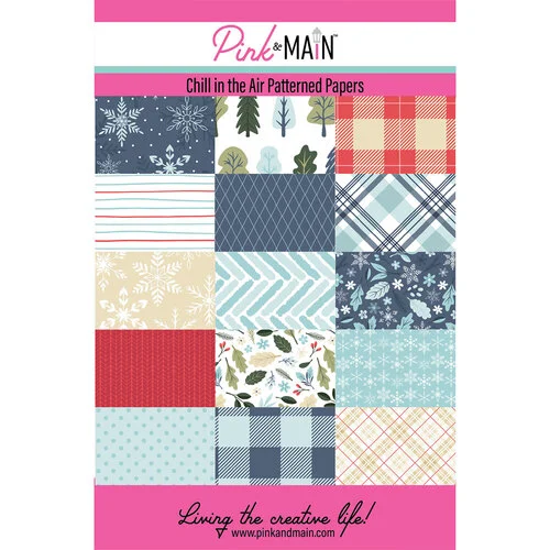 Pink and Main - 8.5 x 5.5 Paper Pack - Chill In the Air