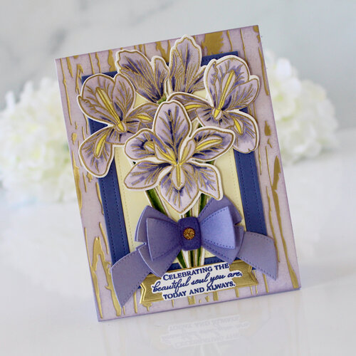 Papertrey Ink - Clear Photopolymer Stamps - Winter Iris