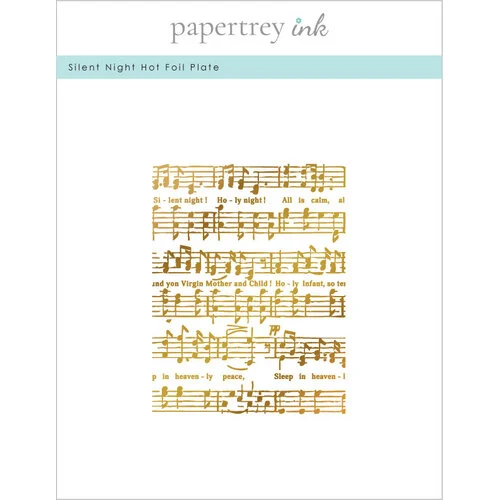 Papertrey Ink - Hot Foil Plate - Silent Night 1 Papertrey Ink - Hot Foil Plate - Silent Night