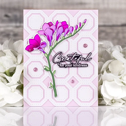 Pinkfresh Studio - Flourish & Grow Collection - Dies - Octagon Grid 4 Pinkfresh Studio - Flourish & Grow Collection - Dies - Octagon Grid