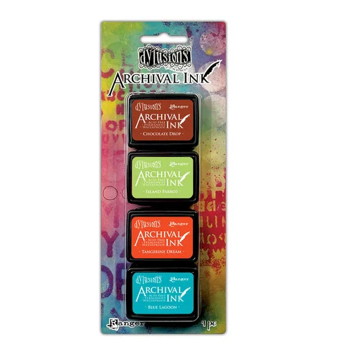 Ranger Ink - Dylusions - Mini Archival Ink Pad Sets - Set 8 1 Ranger Ink - Dylusions - Mini Archival Ink Pad Sets - Set 8