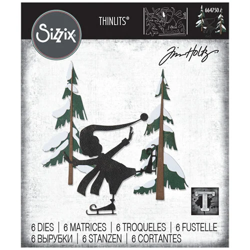 Sizzix - Tim Holtz - Christmas - Thinlits Dies - Thin Ice 1 Sizzix - Tim Holtz - Christmas - Thinlits Dies - Thin Ice
