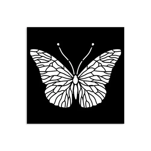 Stamperia - Quiet Days Collection - Stencils - Butterfly 1 Stamperia - Quiet Days Collection - Stencils - Butterfly