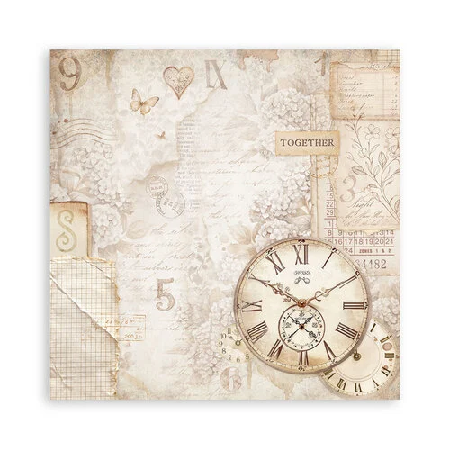 Stamperia - Quiet Days Collection - 8 x 8 Paper Pad - Single Face