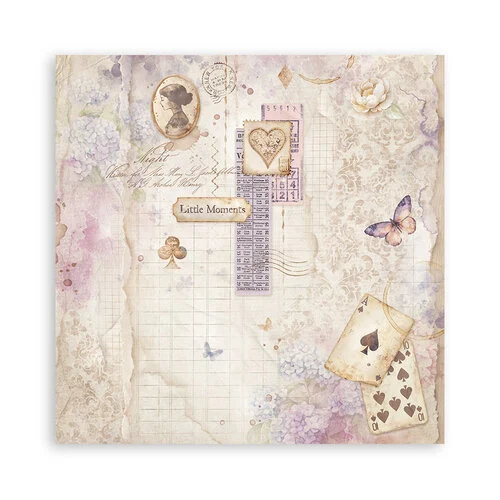 Stamperia - Quiet Days Collection - 8 x 8 Paper Pad - Single Face