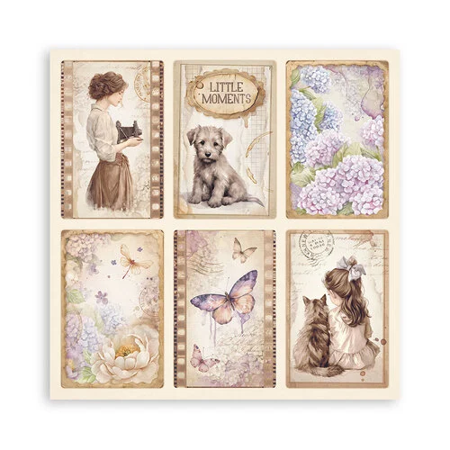 Stamperia - Quiet Days Collection - 8 x 8 Paper Pad - Single Face