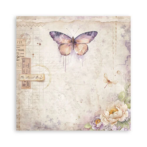 Stamperia - Quiet Days Collection - 8 x 8 Paper Pad - Single Face