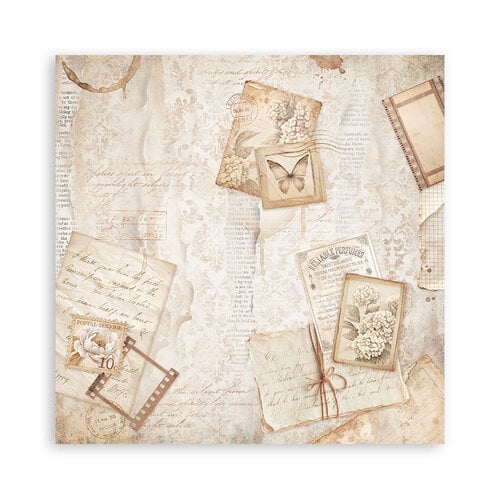 Stamperia - Quiet Days Collection - 8 x 8 Paper Pad - Single Face