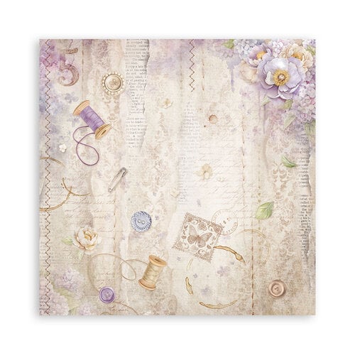 Stamperia - Quiet Days Collection - 8 x 8 Paper Pad - Single Face