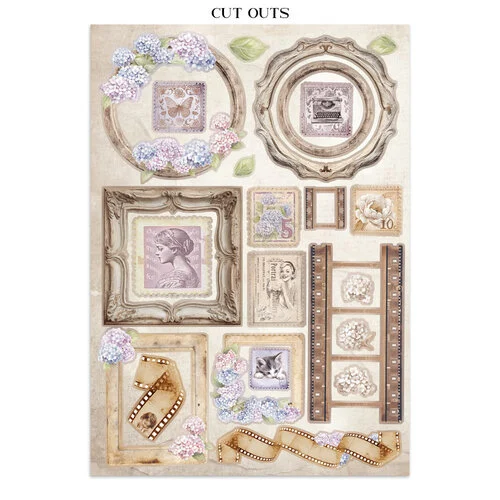 Stamperia - Quiet Days Collection - Junk Journal - Stickers, Cut-outs, and Backgrounds 14 Stamperia - Quiet Days Collection - Junk Journal - Stickers, Cut-outs, and Backgrounds