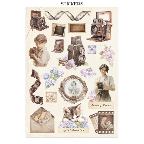 Stamperia - Quiet Days Collection - Junk Journal - Stickers, Cut-outs, and Backgrounds 4 Stamperia - Quiet Days Collection - Junk Journal - Stickers, Cut-outs, and Backgrounds