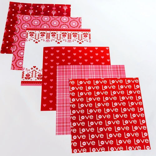 Everett Rd - Valentine Collection - 6 x 6 Paper Pack - Love