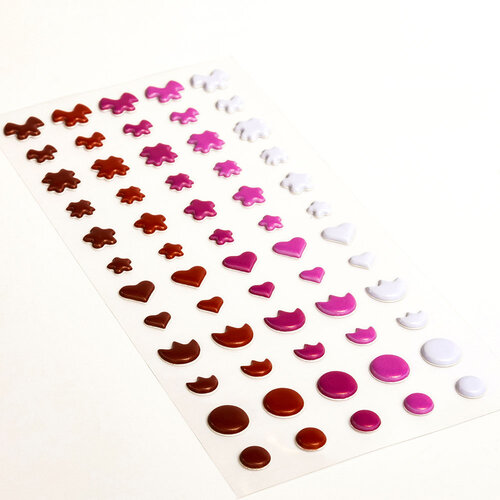 Everett Rd - Valentine Collection - Acrylic Puffy Stickers