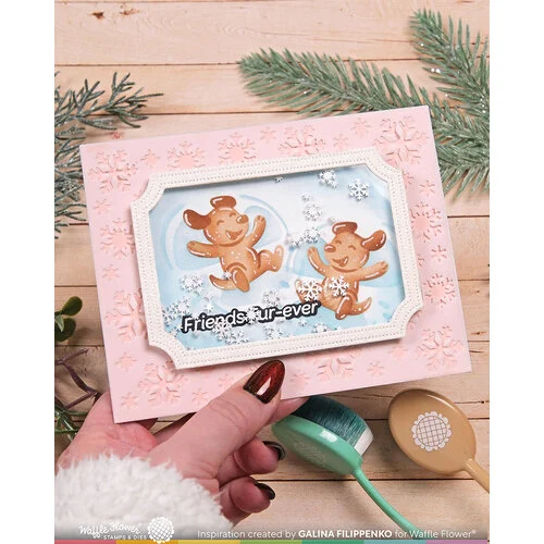 Waffle Flower Crafts - Craft Dies - Snow Fun