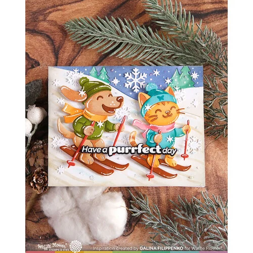 Waffle Flower Crafts - Craft Dies - Snowy Hills 6 Waffle Flower Crafts - Craft Dies - Snowy Hills