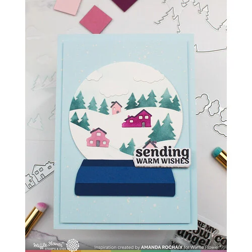 Waffle Flower Crafts - Craft Dies - Snowy Hills 8 Waffle Flower Crafts - Craft Dies - Snowy Hills