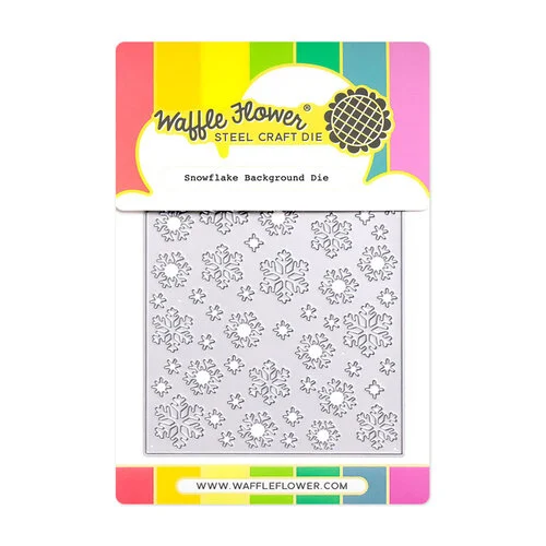 Waffle Flower Crafts - Craft Dies - Snowflake Background 1 Waffle Flower Crafts - Craft Dies - Snowflake Background
