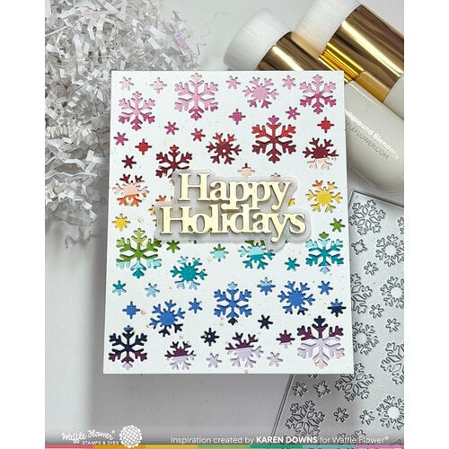 Waffle Flower Crafts - Craft Dies - Snowflake Background 3 Waffle Flower Crafts - Craft Dies - Snowflake Background