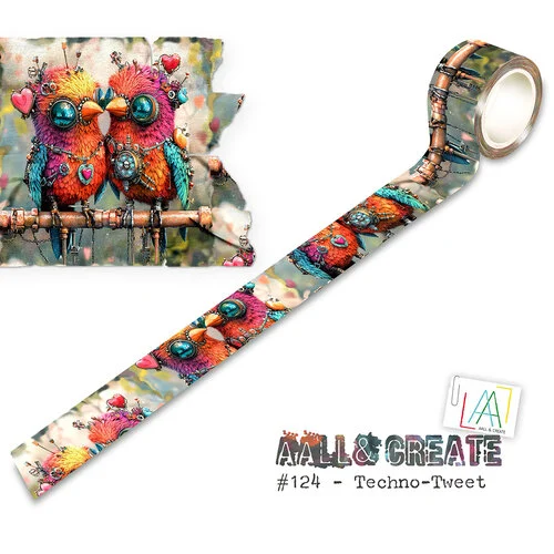AALL and Create - Maker's Magic Collection - Layer-It-Up - Washi Tape - Techno-Tweet 1 AALL and Create - Maker's Magic Collection - Layer-It-Up - Washi Tape - Techno-Tweet