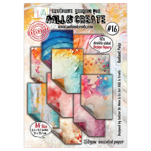 AALL and Create - Maker's Magic Collection - A4 Paper Pack - Radiant Pulse 1 AALL and Create - Maker's Magic Collection - A4 Paper Pack - Radiant Pulse