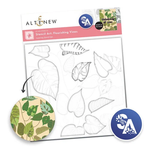 Altenew - Layering Stencils - Flourishing Vines